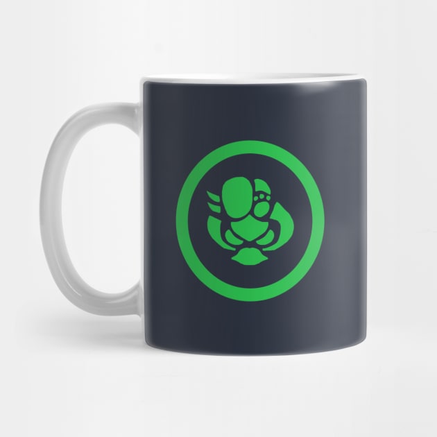 Green Geisha Faction Emblem by BlueStarWish's Trove of Merch